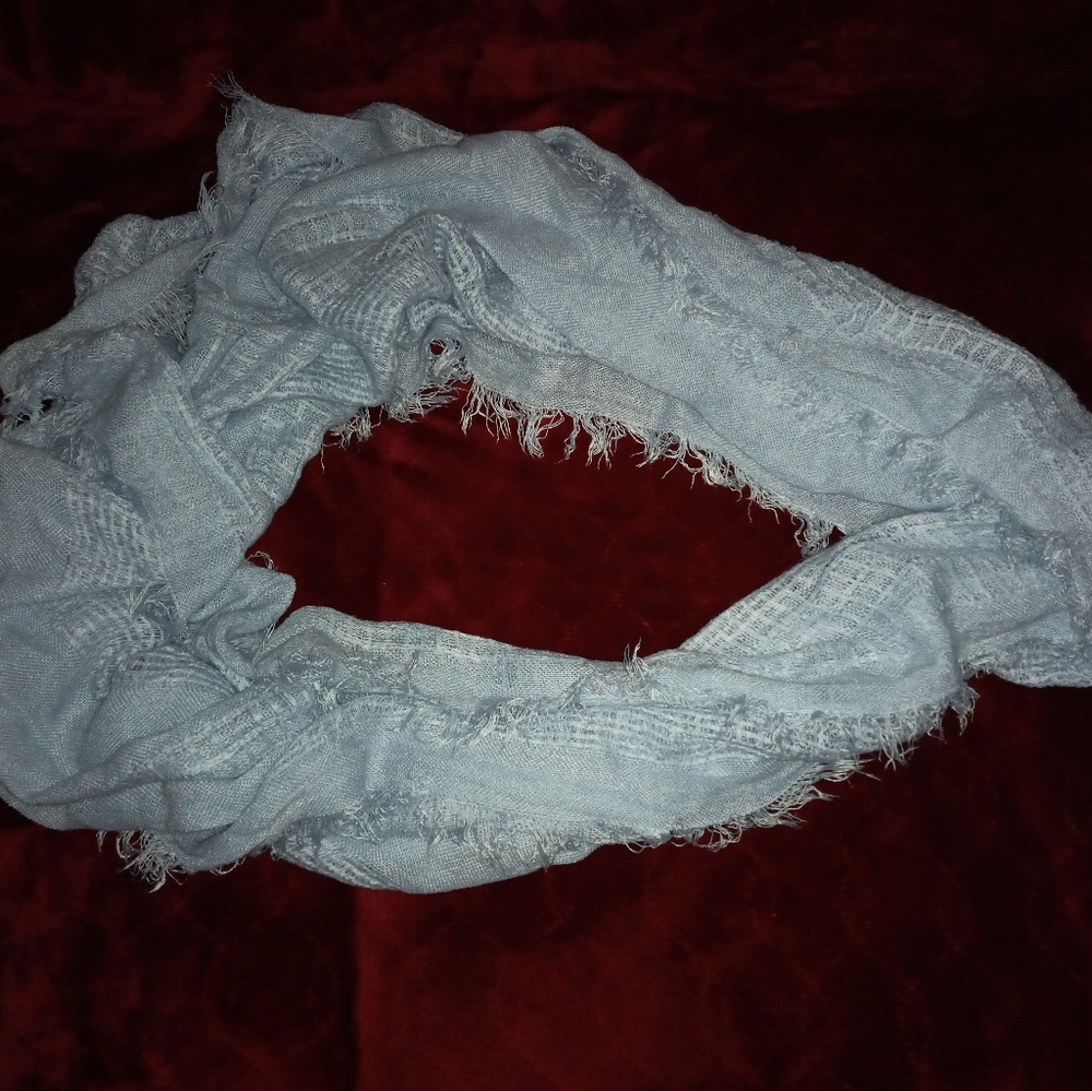 Charming Charlie Light Blue Snood/Scarf